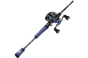 Sougayilang Speed Bass Fishing Rods, Porable Light Weight High Carbon 4 Pc Blanks for Travel Freshwater Fishing-Spinning & Ca