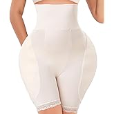 Trinorla Women's Shapewear Hip Pads Body Shaper Tummy Control Butt Lifter High Waist Hip Enhancer Booty Lifting Panties