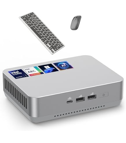 NUC 15 Pro+ Mini PC Intel Core Ultra 9 - 96GB RAM, 1TB SSD, Grafica Arc, Doppia HDMI, Thunderbolt 4 - Ideale Per Gaming E Creatività