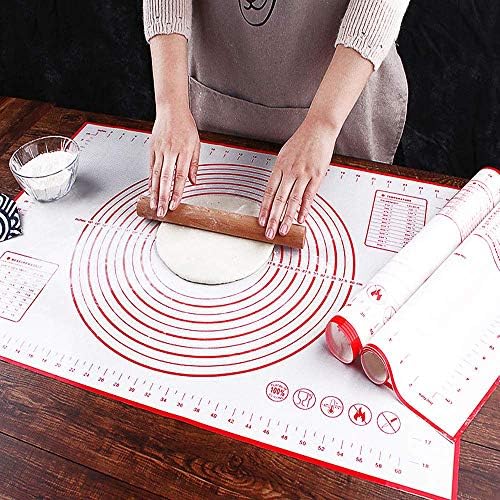 16" x 24" Large Silicone Pastry Mat for Rolling Dough Non Slip