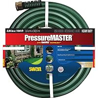 Swan Products SN7958100 PressureMASTER Heavy Duty Kink Resistant Garden Hose 100
