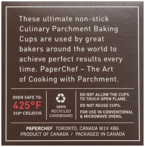 PaperChef Parchment Baking Cups, 60 ct