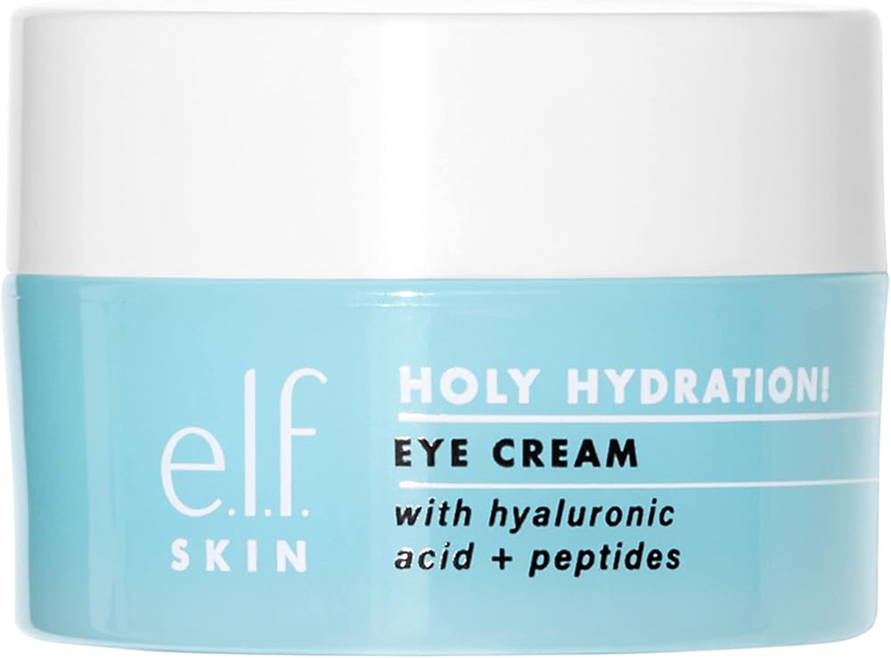 e.l.f. Holy Hydration Eye Cream Hyaluronic Acid Peptides 0.53 oz 15g