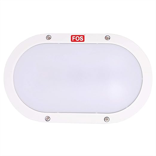 FOS LED Bulkhead Light 10-WATT - Warm White 2700k (IP65 Water-Proof) - Wall/Ceiling Mountable