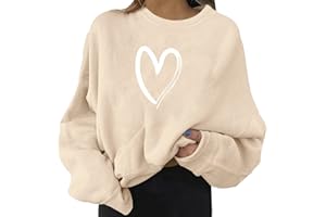 GENERIC Cute Hoodies for Girls 10-12 Years Old Women's Graphic Sweatshirt Long Print Sleeve Casual Top Pullover