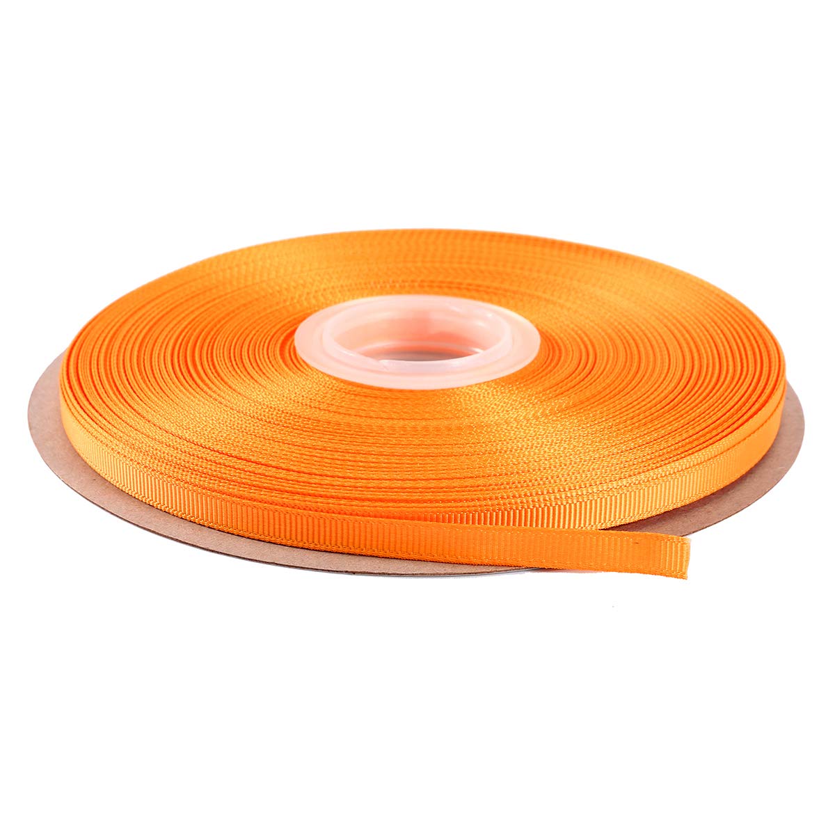 ITIsparkle 6mm Width (1/4") Grosgrain Ribbon 45 Meters (Full Reel) Crafts Gift Wrap Floristry - Gold Ribbon