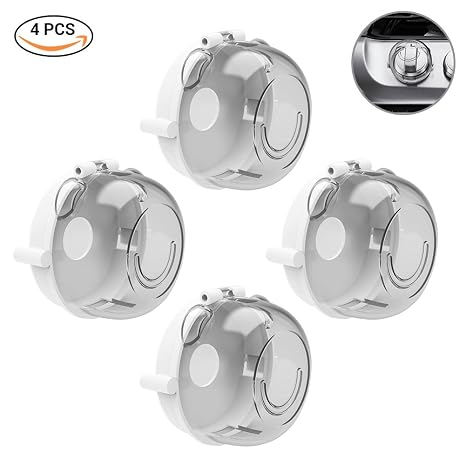 Protections Cuisinière Enfant HENGBIRD (Lot De 6) - Transparent Anti-Gaz