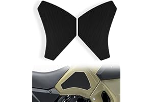JOLIPOIR Motorcycle SideTank Pad Compatible with Kawasaki KLR650 KLR 650 2022-2024, Gas Oil Fuel Tank Pad,Rubber Decal Tank Protector, Anti-Slip Scratch-Resistant Protector Sticker (pre-applied adhesive)