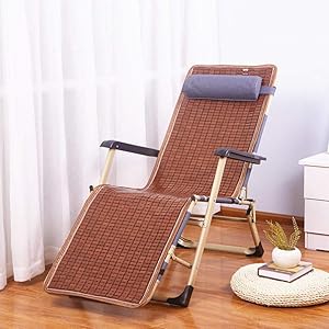 JanIST Rectangular Bamboo Rocking Chair Cushion, Indoor and Outdoor Tatami Folding Chair Back Cushion, Breathable Office Mat No Chair-d 80x190cm(31x75inch)