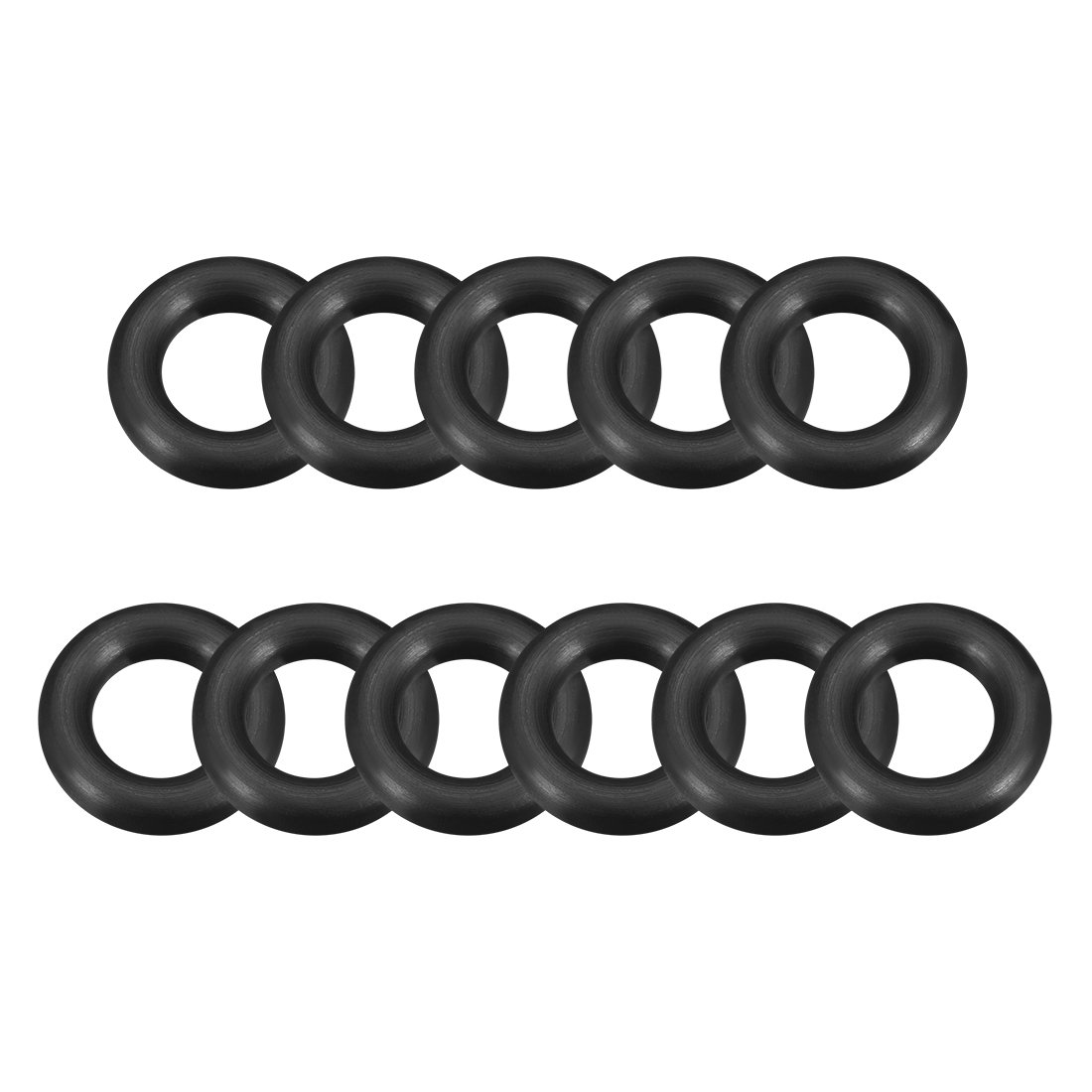 sourcingmap Nitrile Rubber O-Rings 15mm OD 8mm ID 3.5mm Width, Metric Sealing Gasket, Pack of 11