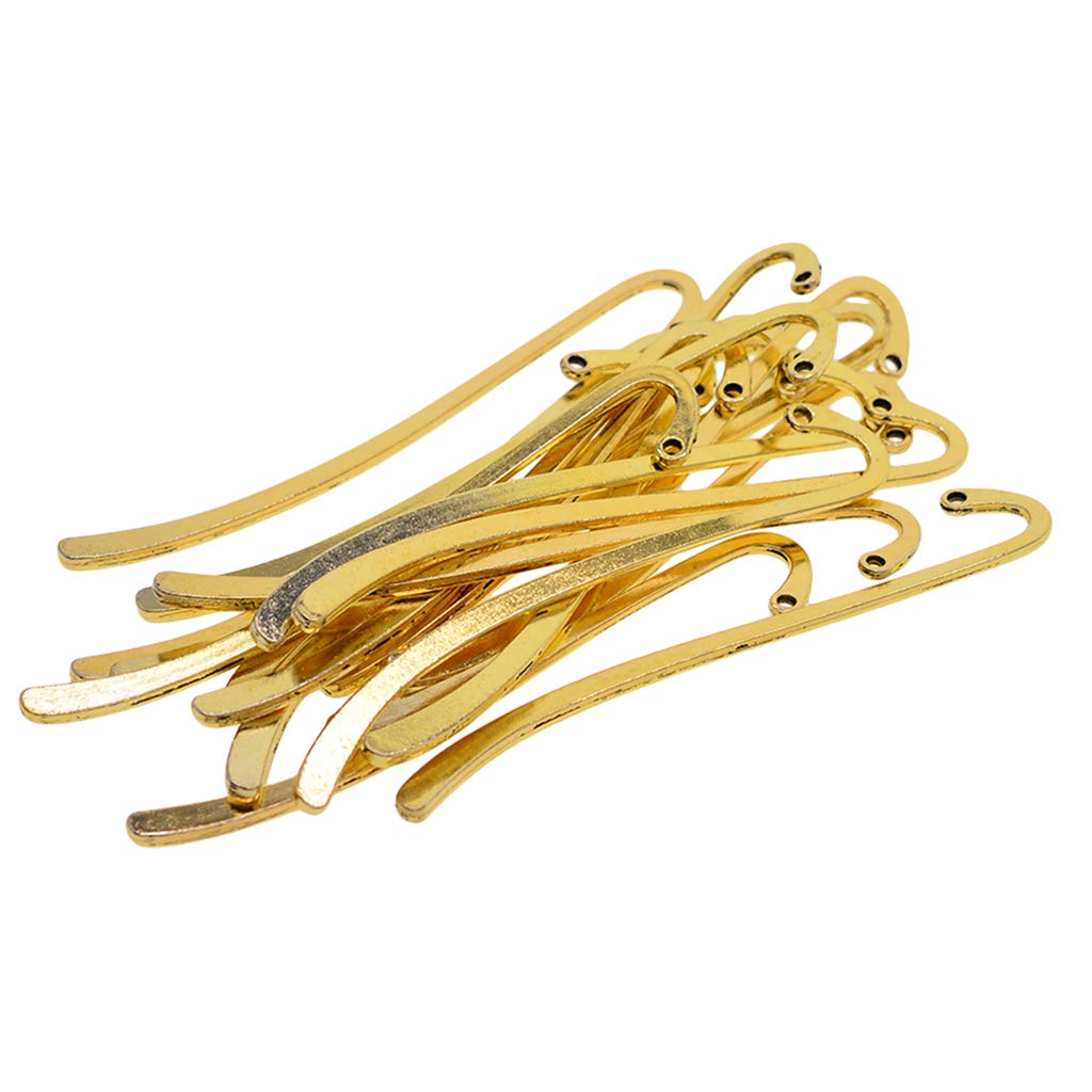 SM SunniMix20 Pieces Vinatge Bookmark Bookmarks for Beading Book Marks Alloy Bookmakers for Books Women Kids Crafting DIY Jewelry Pendant