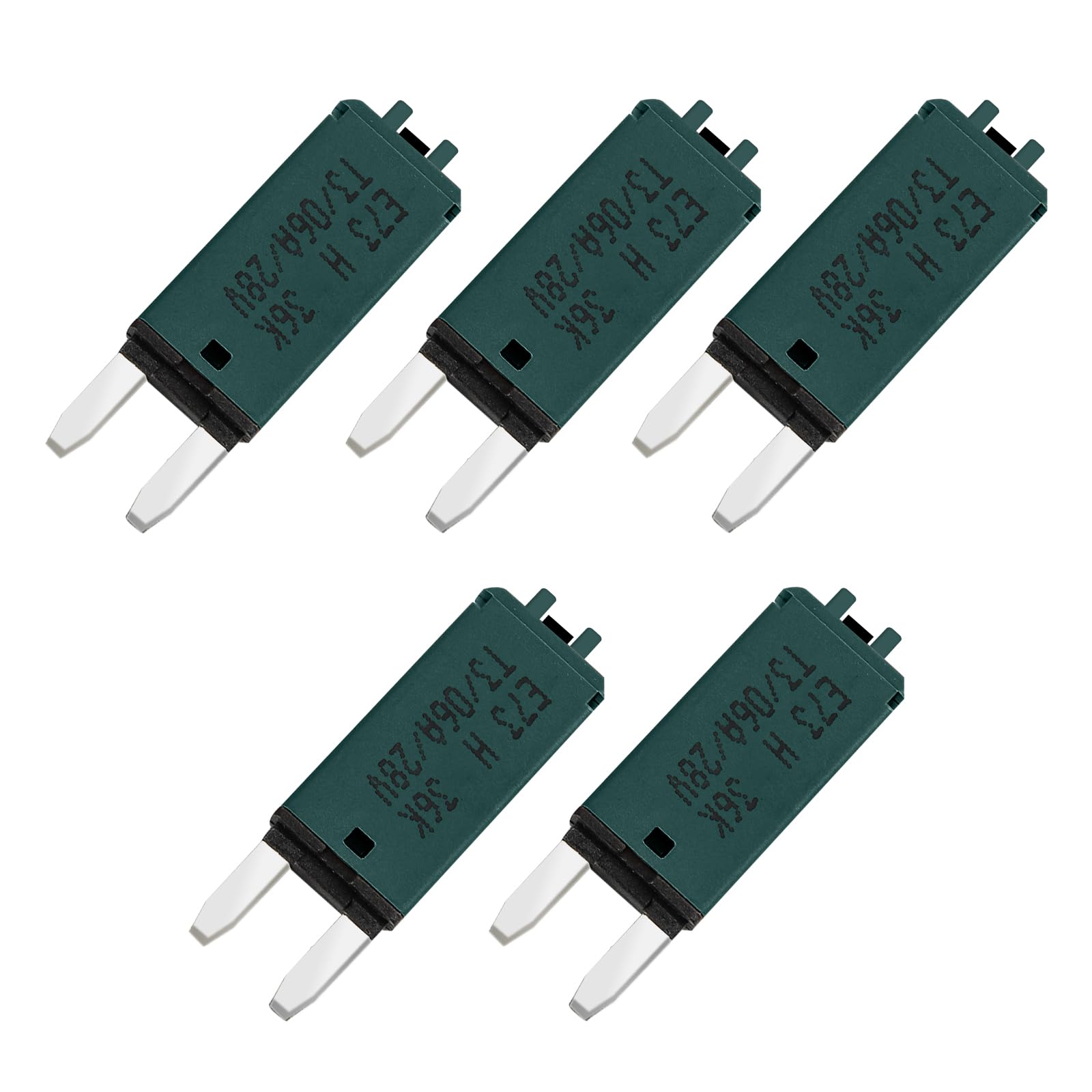 GLOSO Blade Circuit Breaker Mini RV Marine Boat Truck Yacht Manual Reset Audio Solar System Protection ATO ATC 6 Amp 5 PACK E73