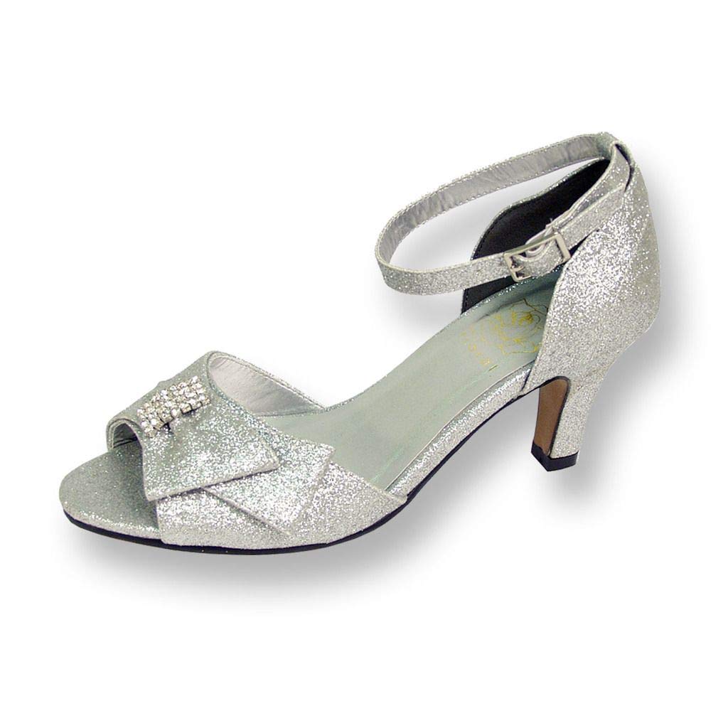 Elisa Women Wide Width Evening Dress Shoes for Wedding, Prom, Dinner