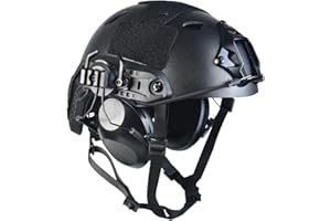 HDLSINA Airsoft Fast Helmet Set PJ Type Tactical Paintball Helmet Adjustable Size for Adult and Teenager