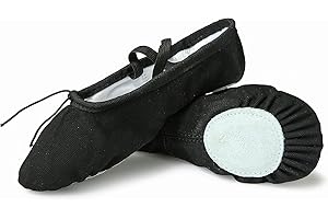 Nexete Men Ballet Dance Yoga Gymnastics Split-Sole Canvas Adult Shoes Slipper