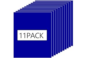 RENLI·TONG RENLITONG Royal Blue Heat Transfer Vinyl HTV Bundle : 11 Pack 12inch x 10inch Sheets DIY Iron On for T-Shirt Clothing, Easy to Cut & Weed & Press Design (11 Sheets, Royal Blue)