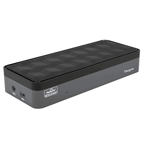 Targus USB C Universal Docking Station with Quad 4K(QV4K), Docking Station Single 5K/Quad 4K UHD