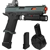 Gel Toys X5,Upgrade Version for X2 Full Auto Gel Toys with Goggles and Drum,for Christmas Easter Outdoor Games, Ages 14 Years Old and up and Adults,Green