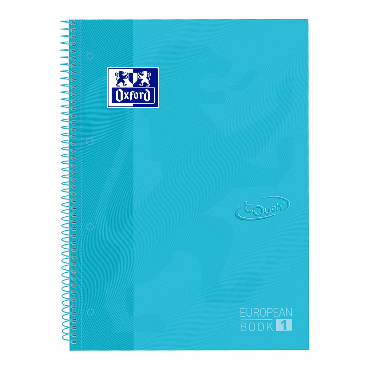 Oxford Microperforated Touch Notebook 80 Sheets A4 Baby Blue