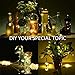 Ustellar 8 Pack 10ft 30 Micro Starry LED String Lights, Waterproof Fairy Copper Wire Lights, Moon Lights Battery Operated (Included), For DIY Wedding, Party, Table Decorations, Warm White
