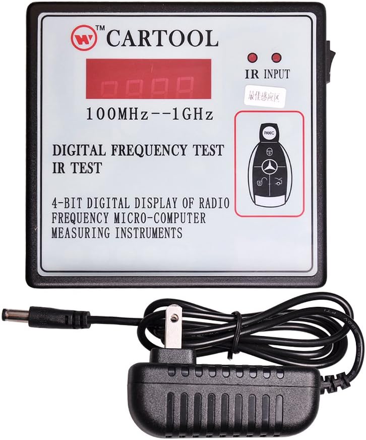 Universal Remote Control Radio Frequency Meter with Digital LCD Display Support Wireless