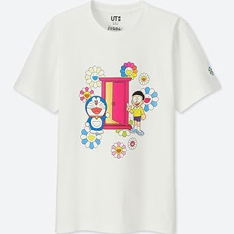 Amazon ユニクロ ドラえもん コラボ Tシャツ Xlサイズ ホワイト 村上