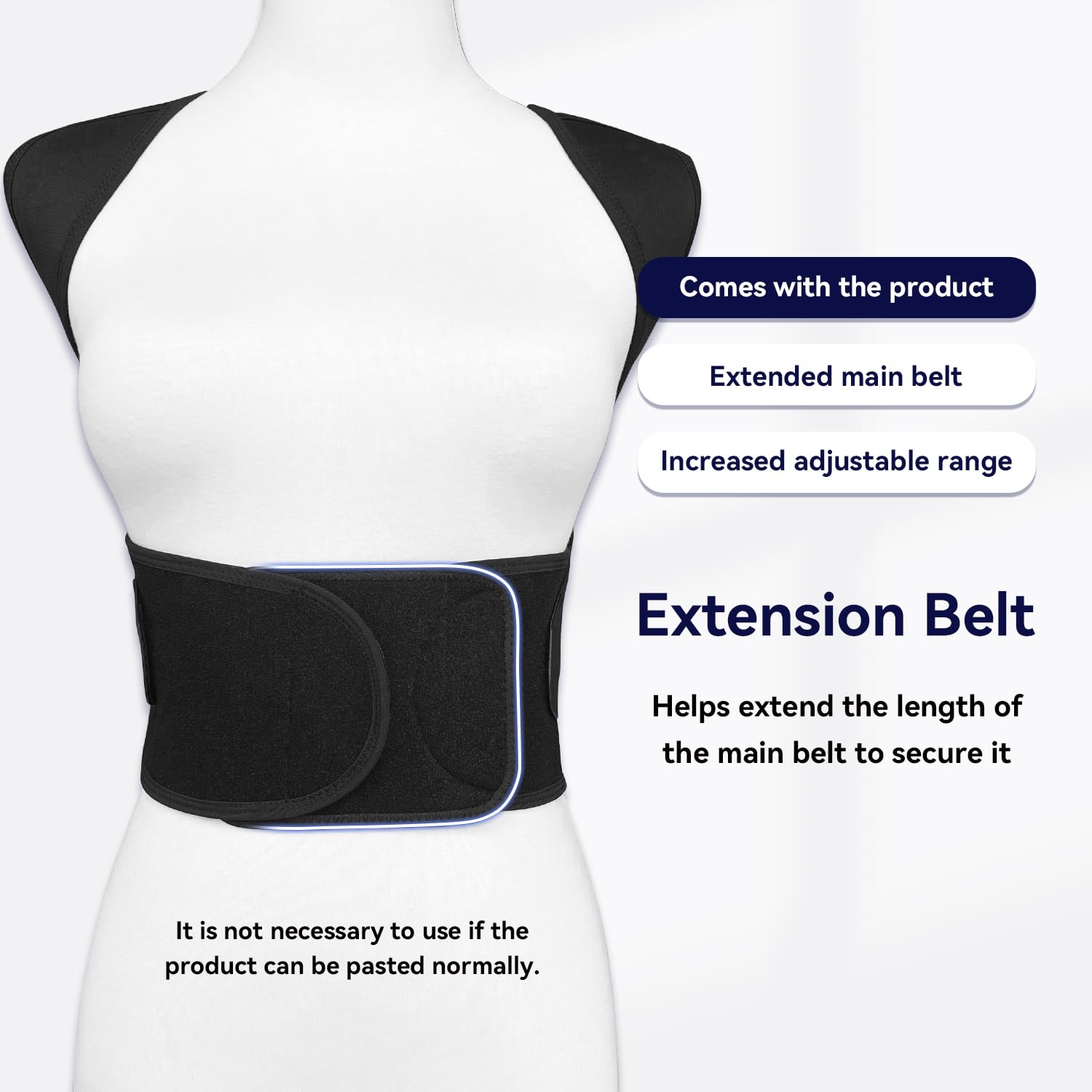 Posture Corrector for Women and Men,Adjustable Shoulder Straightener,Back Support Brace,Upper Spine scoliosis, hunchback