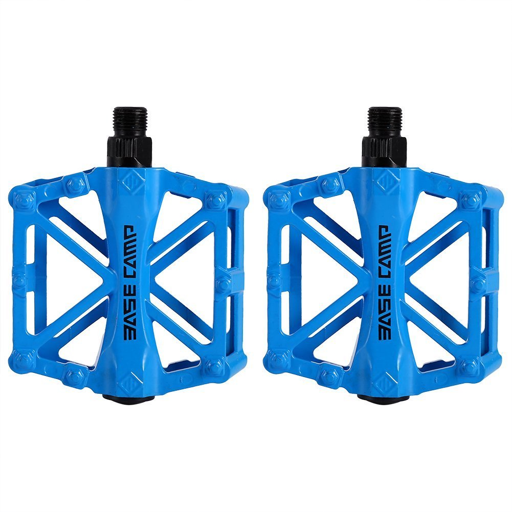 Bike Bicycle Alloy Pedals MTB Road Bike Bicycle BMX Ultralight Race, blue
