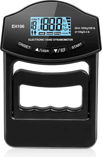 OSDUE Electronic Hand Dynamometer 396 lbs 180 kg Grip Strength Meter