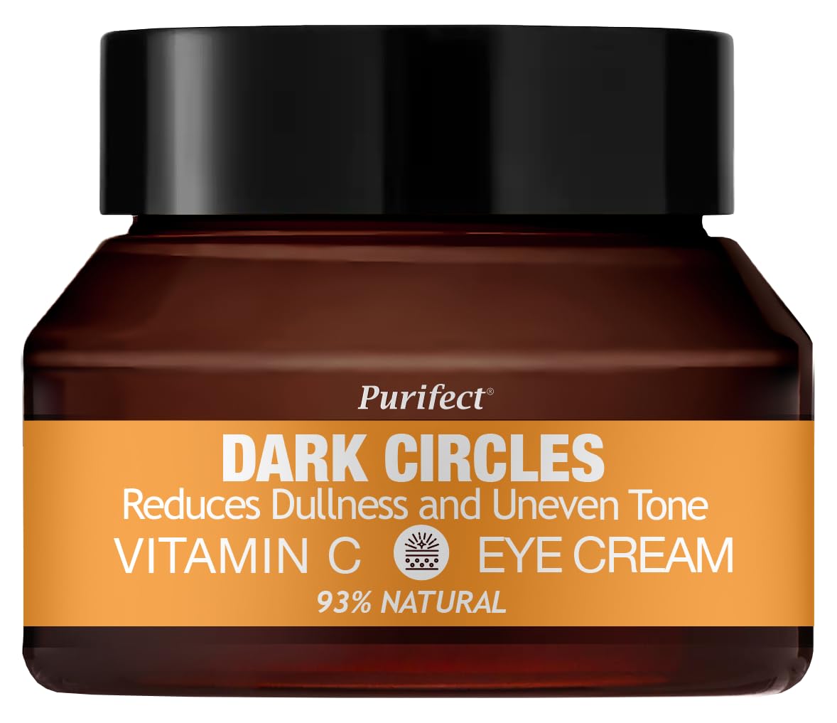 Purifect Dark Circles Vitamin C Eye Cream, Helps Reduce Dullness and Uneven Skin Tone of Tired Eyes, Radiant and Bright Under-Eyes, Fragrance Free Eye Cream 30ml