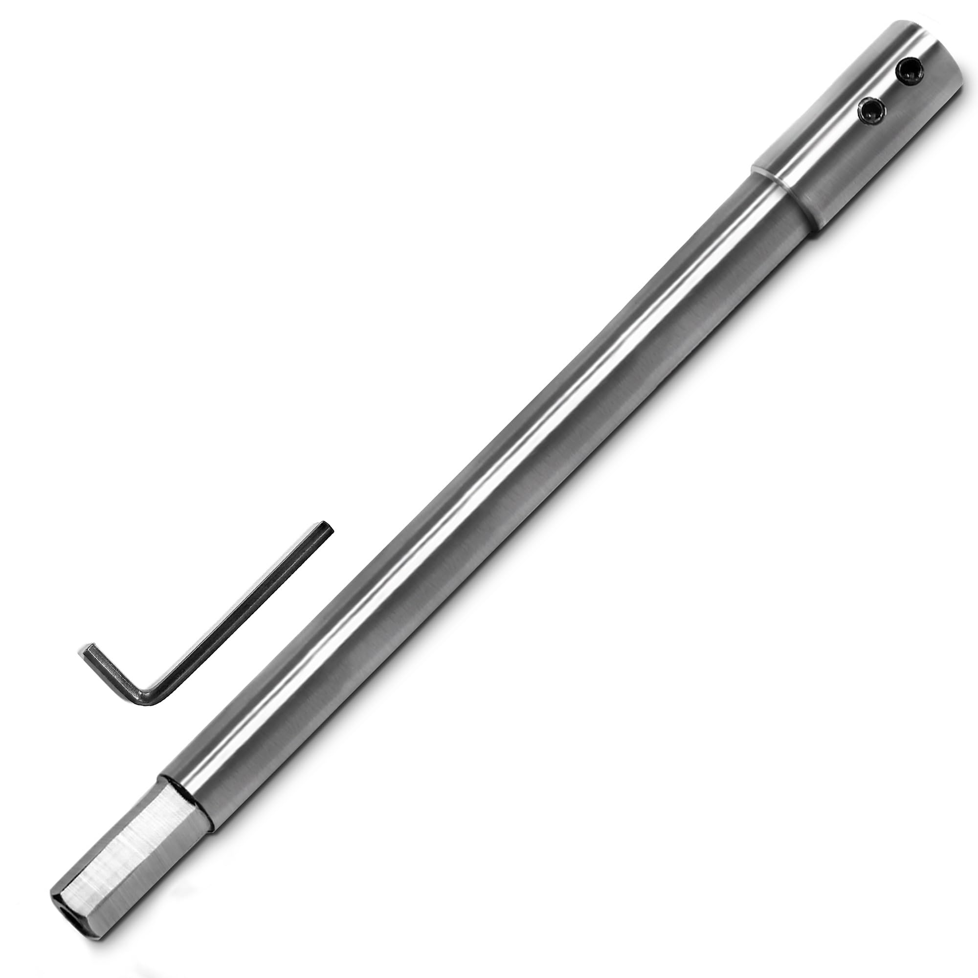 ASNOMY 10 Inch Extra Long Ship Auger Extension Forstner Bit Extension with 1/2" Shank, Accepts 1/2" Shank, 1/2" Hex Drive - 1 Count Drill Bit Extension