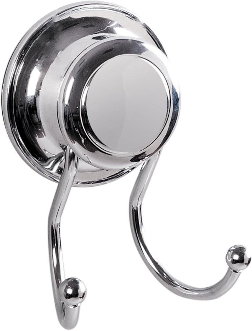 Tatkraft Spring Crochet Double Salle de Bain Ventouse Acier Chrome Amazon.fr Cuisine & Maison