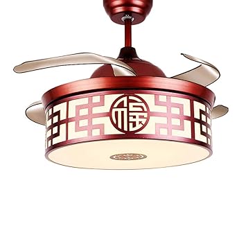 Amazon Com Wpcbaa 42 Inch Ceiling Fan Light Chinese Iron