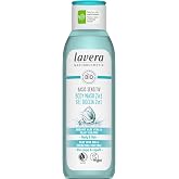 lavera basis sensitiv care shower 2in1 - gentle cleansing for skin &amp; hair with aloe vera &amp; plant keratin - pH-neutral - PETA certified - vegan - natural cosmetics - 8.45 fl.oz.