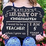 First Day Of School Personalized Chalk Board Sign
