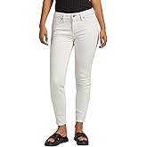 Silver Jeans Co. Women's Suki Mid Rise Skinny Leg Luxe Stretch Jeans