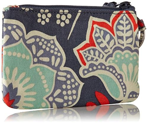 Vera Bradley Women's Cotton Zip ID Case Wallet, Nomadic Floral