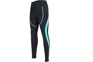 SPOEAR Women's Cycling Pants 3D Padded Compression Tight, Long Bike Bicycle Pants with Wide Waistband