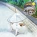 Dog Umbrella Pet Umbrella with Leash - K&L Pet