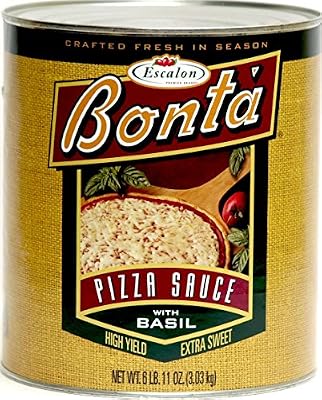 Bonta Pizza Sauce with Basil, 6-pound 11-ounce No. 10 Can