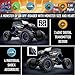 Remote Control Monster Trucks, PinSpace Electric RC Cars 1:12 Scale Off Road Truck with Full-Time 4-Wheel Drive System, 4 Shock Absorbers, Digital Controller for Kids Age 8 Years and Up