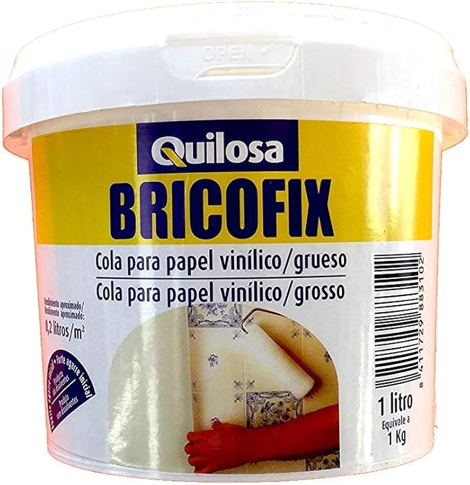 Rugoplast Cola Para Papel Pintado / Vinílico Normal y Grueso ( Bricofix Papel Grueso), 1 kg