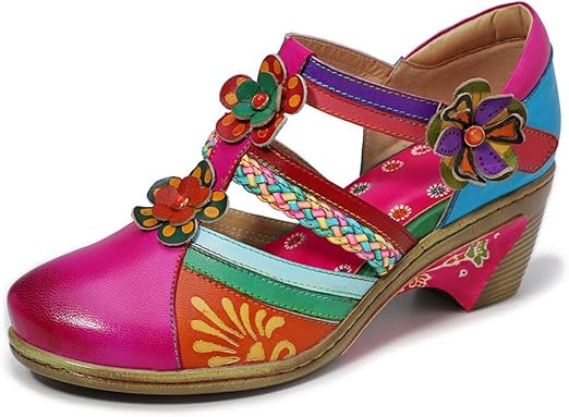 colorful mary jane shoes