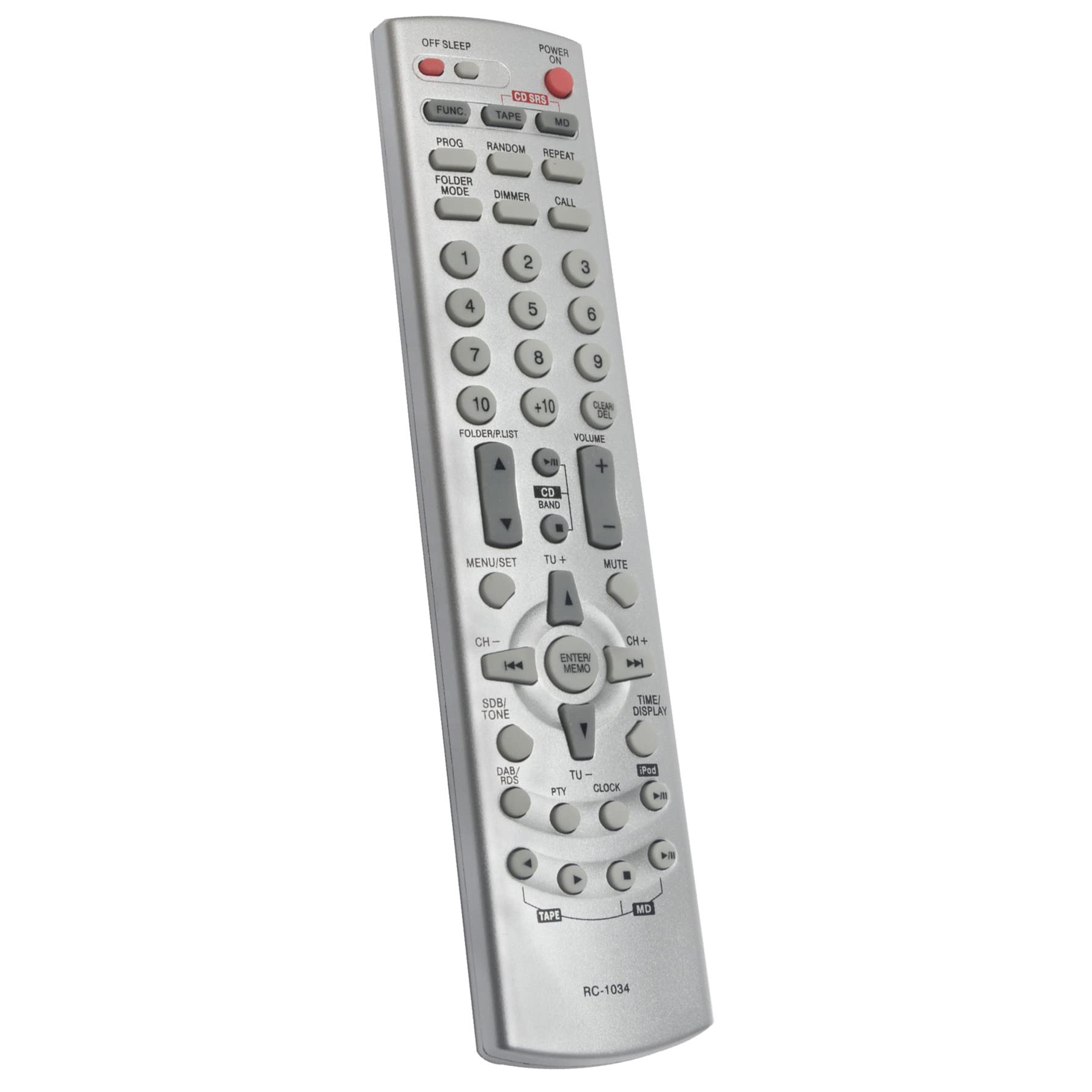 RC-1034 VINABTY Replace Remote Control Fit for DENON Audio receiver RCD-M35DAB RC1034 Audio System DRA-F102 RCD-M33 D-F102 D-M33S