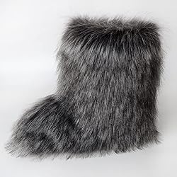 Valpeak Snow Boots for Women 2023 Furry Boots