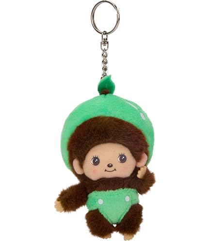 Sekiguchi 242467 Monchhichi Cherry Blossom Keychain, Floral, Pink