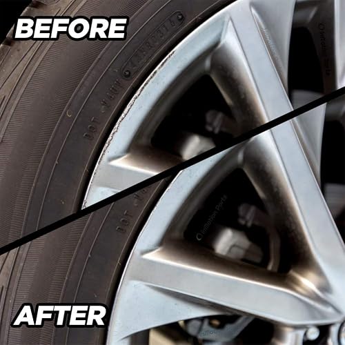 Visbella Silver Alloy Wheel Rim Repair Kit - Fix Kerb Damage Scuffs & Scrapes DIY