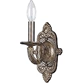 Crystorama Paris Market 1 Light Venetian Bronze Sconce