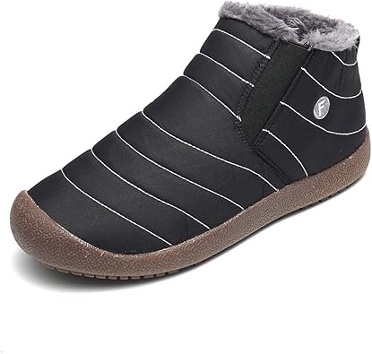 men's winter ankle snow boots