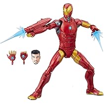 MARVEL LEGENDS IRON MAN フィギュア Boneco Marvel Legends Series The Marvels - Figura de 15 cm com